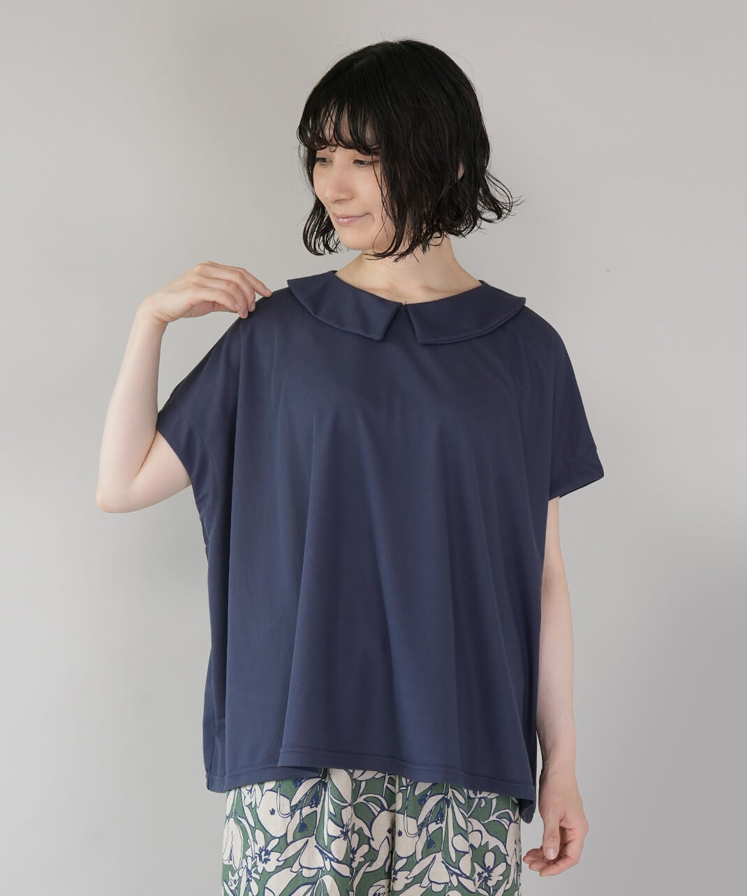 ふんわり2 30％off】mumokutekiひんやりやわらかな2WAYカットソー | mumokuteki