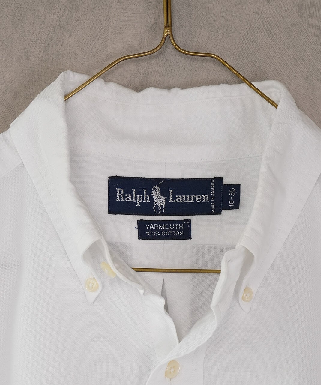 RALPH LAUREN古着コットンホワイトシャツ73 | mumokutekiオンラインストア