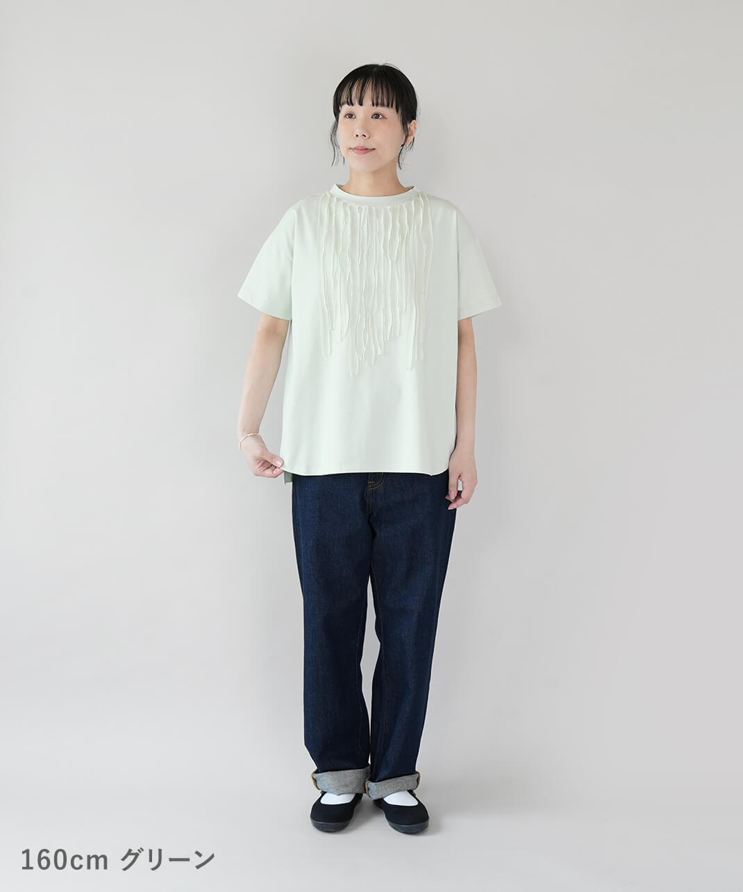 LILASICフロントフリルのTシャツ | mumokutekiオンラインストア