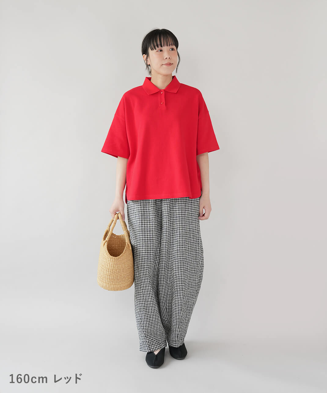 40%off】mumokuteki鹿の子のワイドポロシャツ | mumokutekiオンライン
