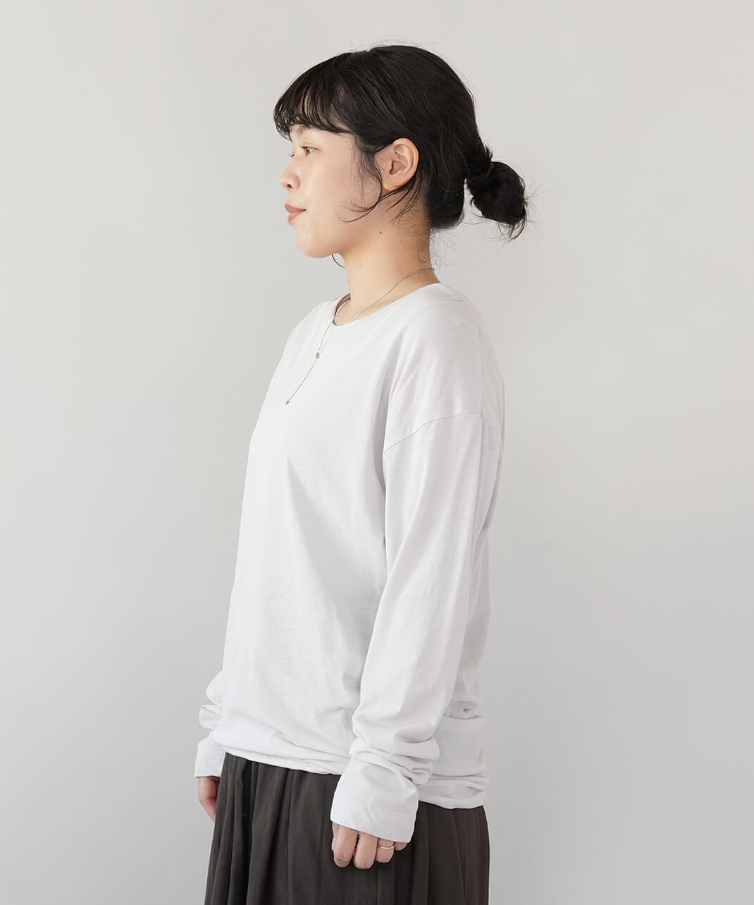 SOシンプルな長袖Tシャツ | mumokutekiオンラインストア