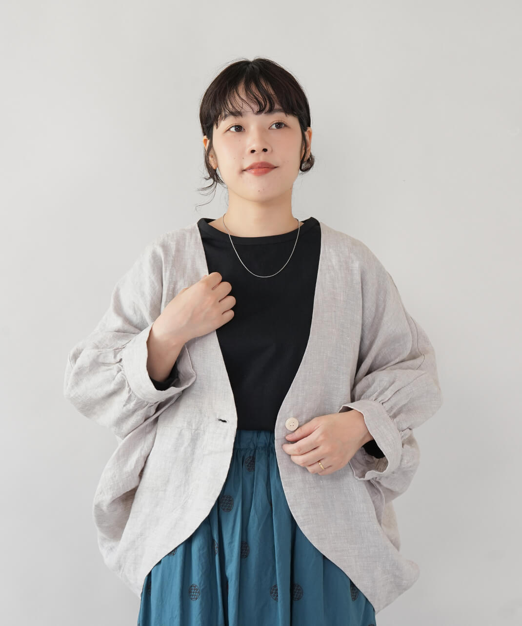 mumokutekiサージカルステンレスチェーンネックレスB | mumokuteki