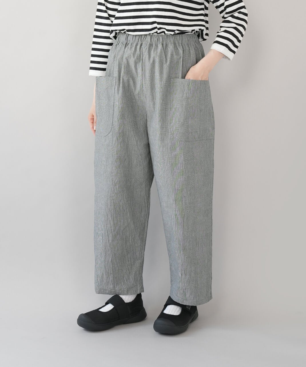 HEAVENLYオーガニックコットンのチェックパンツ | mumokuteki