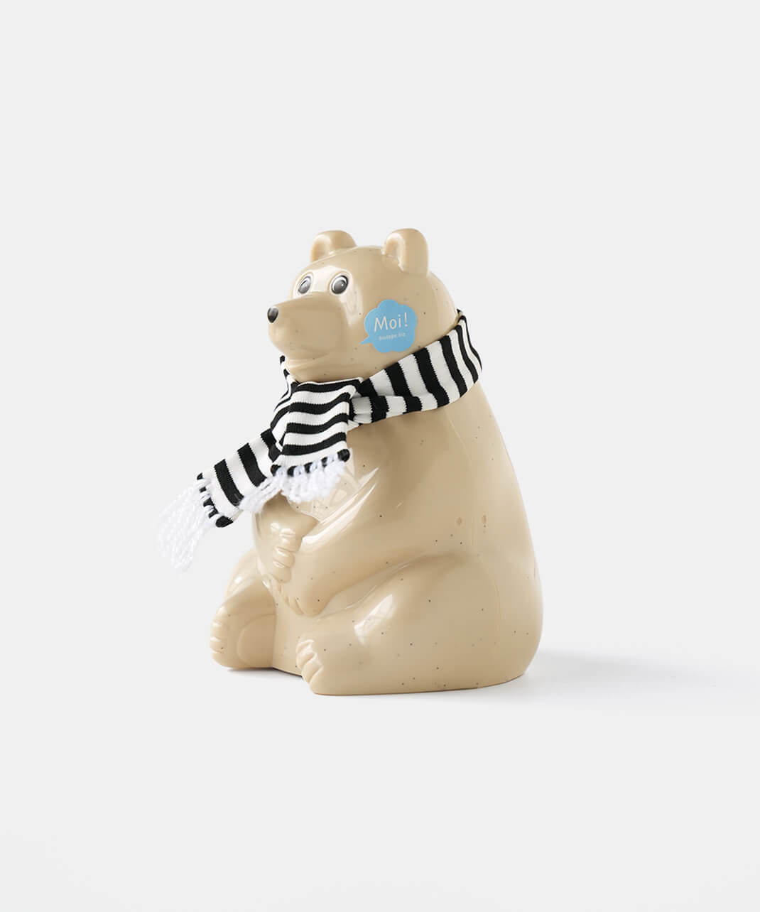 Polar Bear bankシロクマ貯金箱2026マフラー付き | mumokuteki