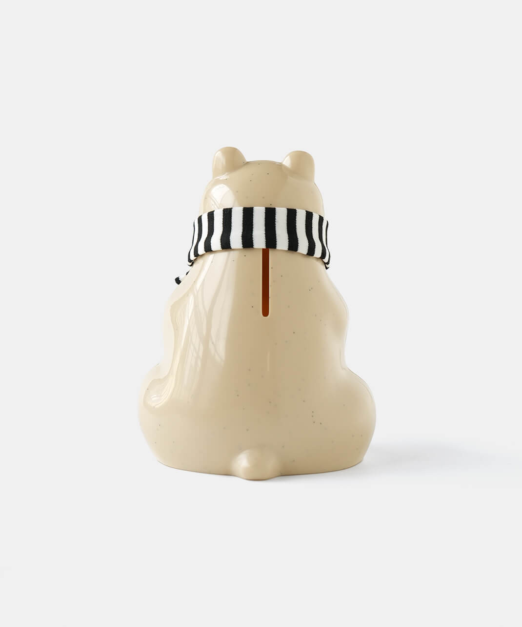 Polar Bear bankシロクマ貯金箱2026マフラー付き | mumokuteki