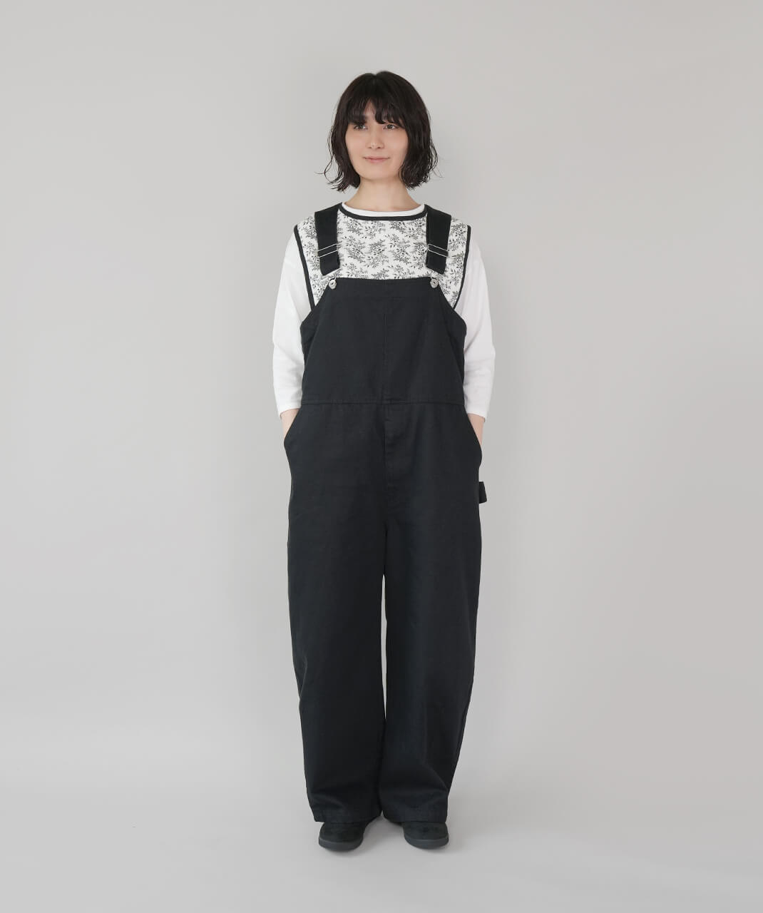 mumokutekiボタニカル柄のダブルガーゼベスト | mumokutekiオンライン