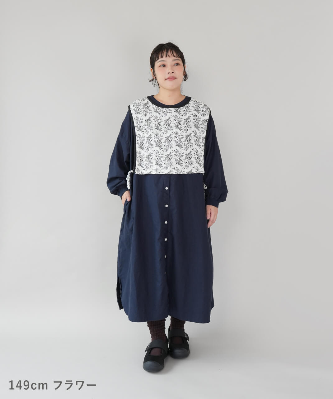 mumokutekiボタニカル柄のダブルガーゼベスト | mumokutekiオンライン