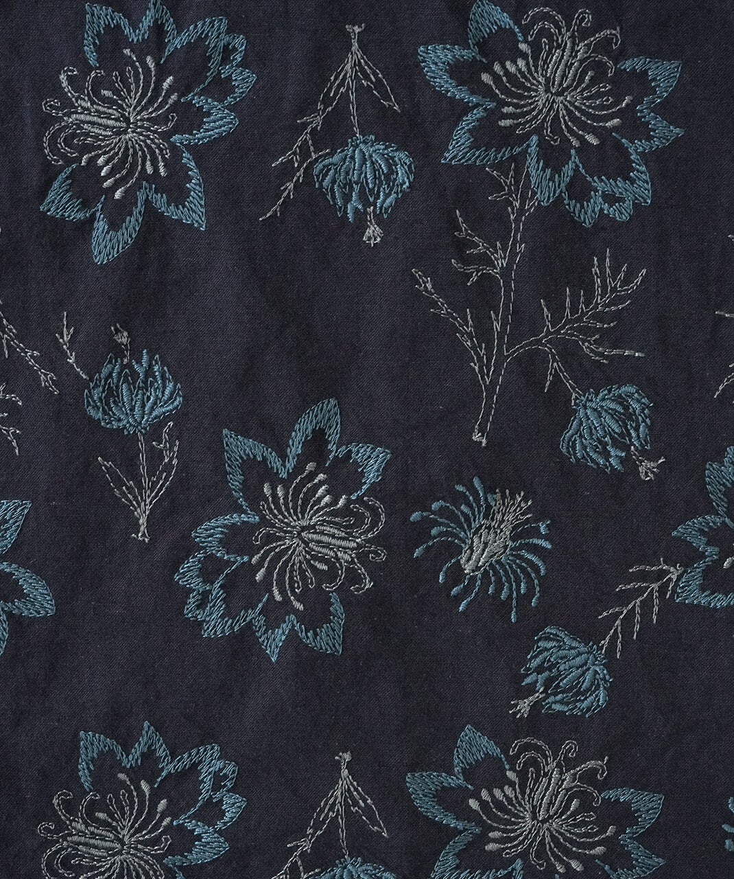 tukuroiコットンリネンの花刺繍ブラウス | mumokutekiオンラインストア