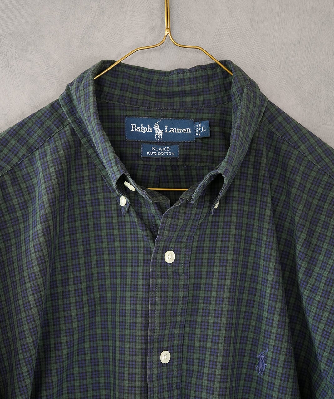 RALPH LAUREN古着コットンチェックシャツ167 | mumokutekiオンラインストア